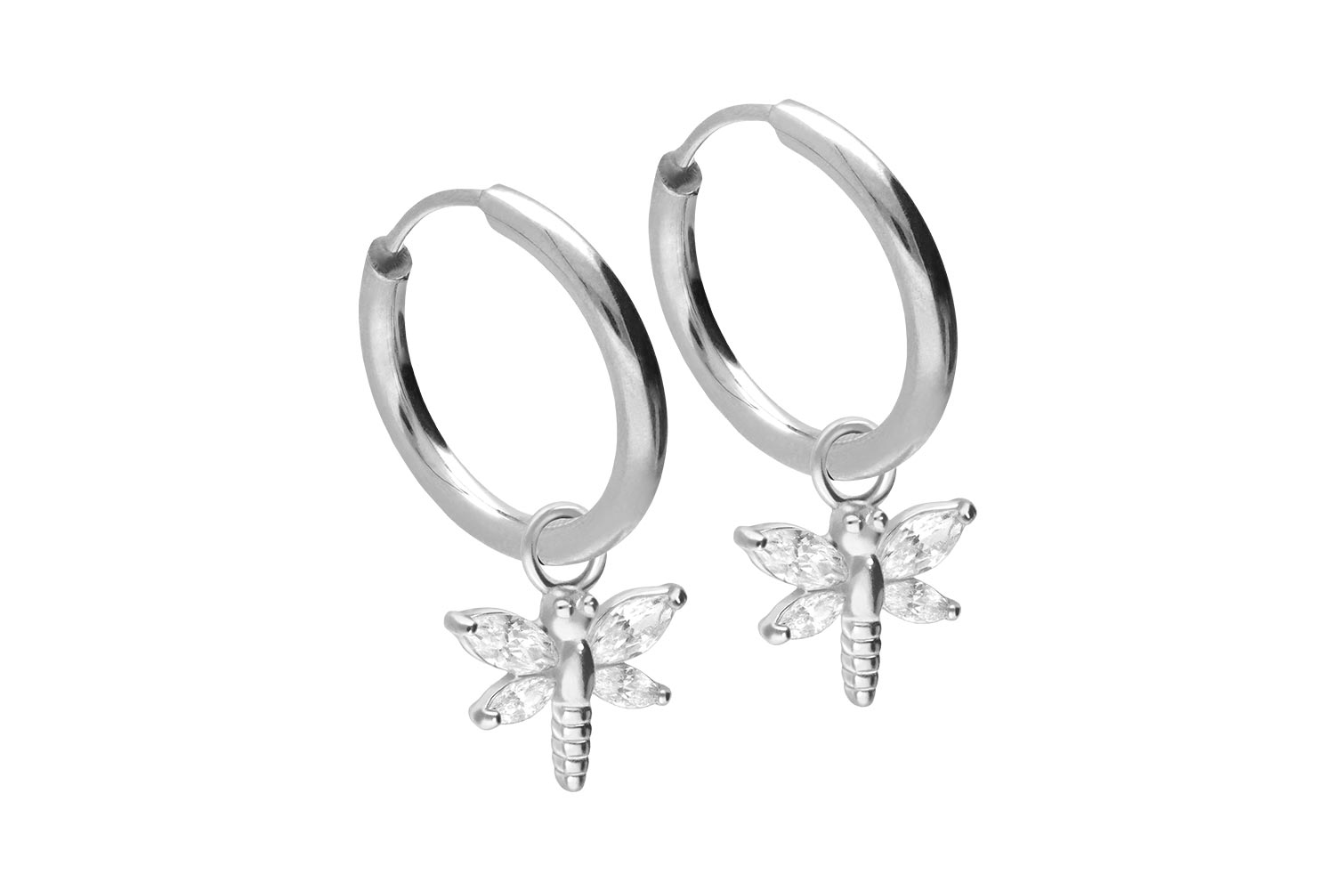 Chirurgenstahl Ohrclicker Creolen LIBELLE von Piercingline